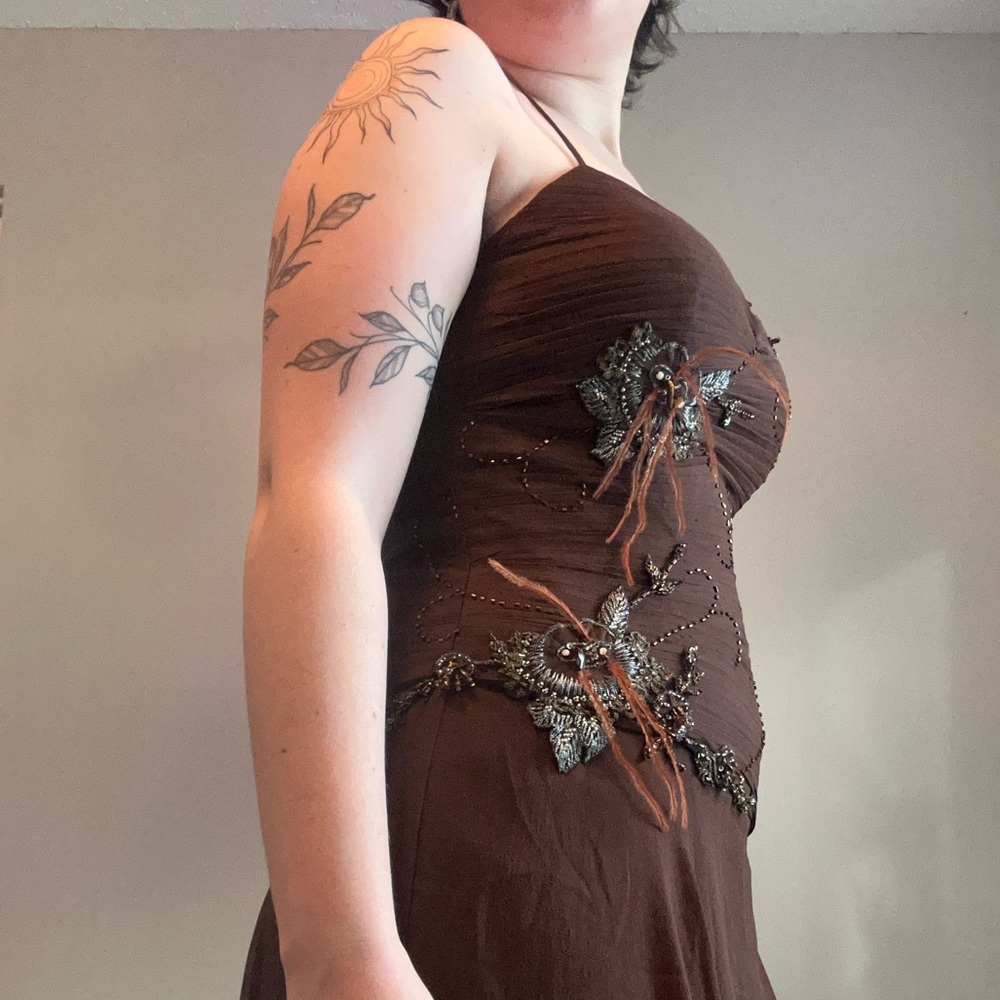 2000s Fairy Whimsigoth Silk gown - Picture 6 of 14